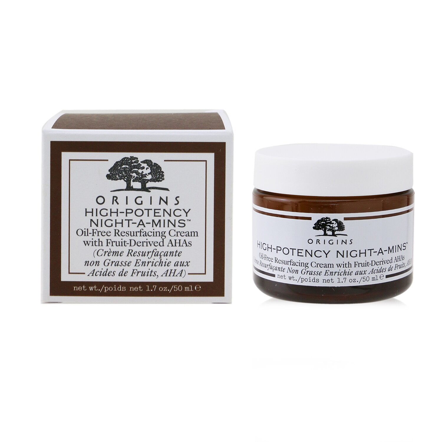 Origins High-Potency Night-A-Mins Oil-Free Resurfacing Cream With Fruit-Derived AHAs  50ml/1.7oz