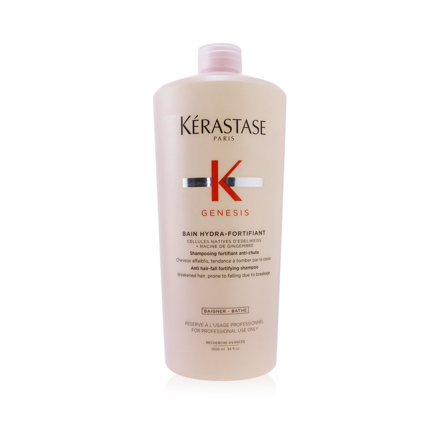 Kerastase Genesis Bain Hydra-Fortifiant Anti Hair-Fall Fortifying Shampoo (Weakened Hair, Prone To Falling Due To Breakage)  1000ml/34oz