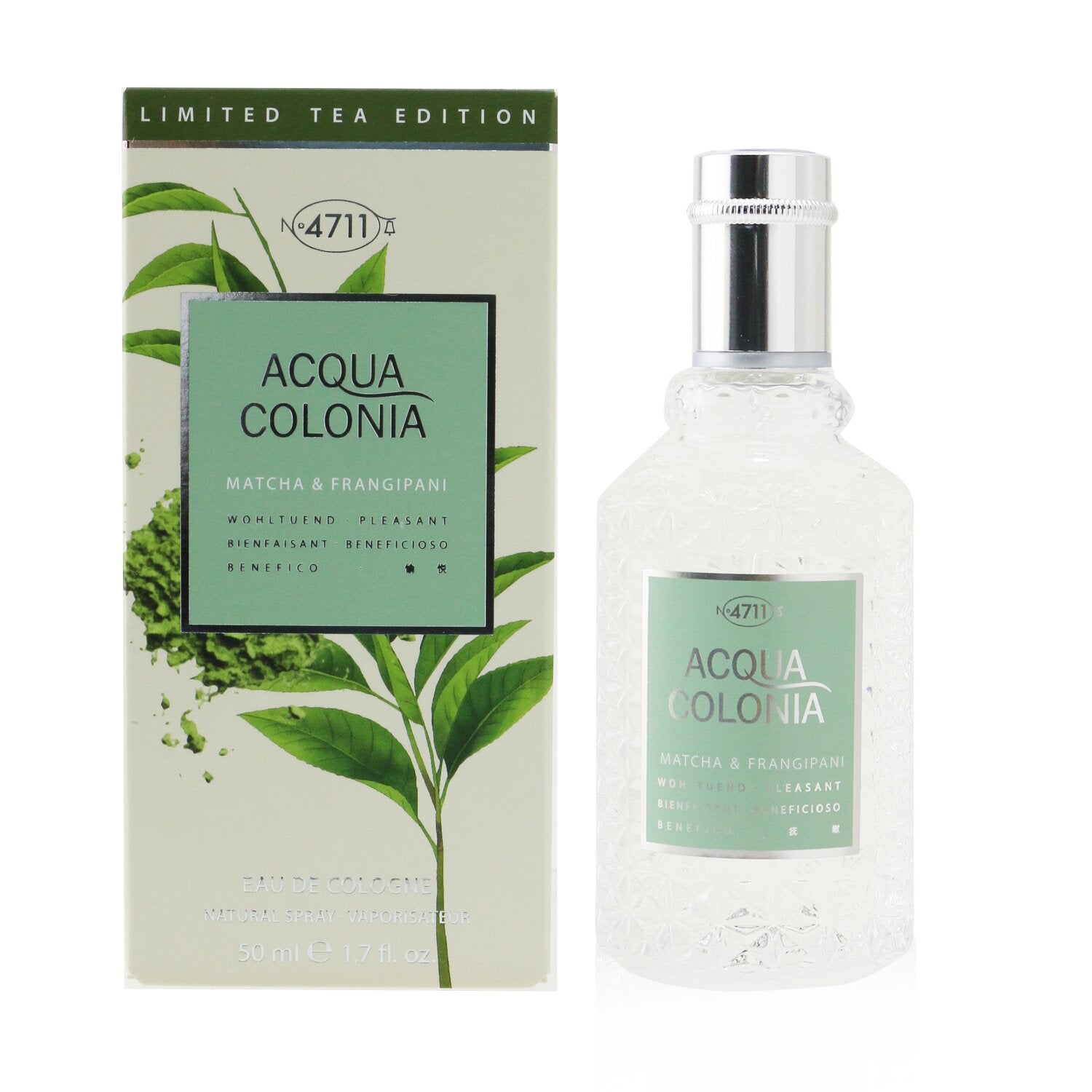 4711 Acqua Colonia Matcha & Frangipani Eau De Cologne Spray  50ml/1.7oz