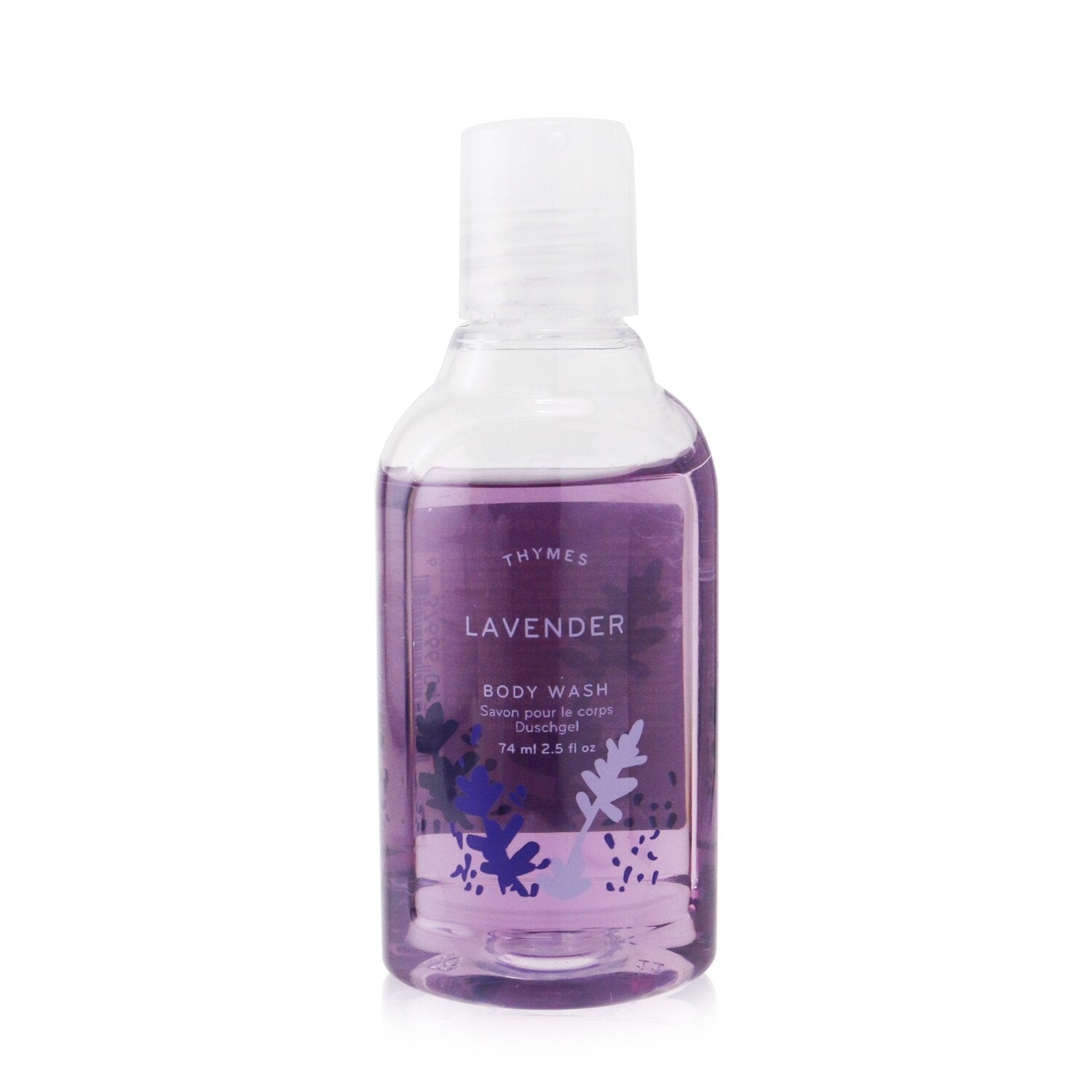 Thymes Lavender Petite Body Wash  74ml/2.5oz