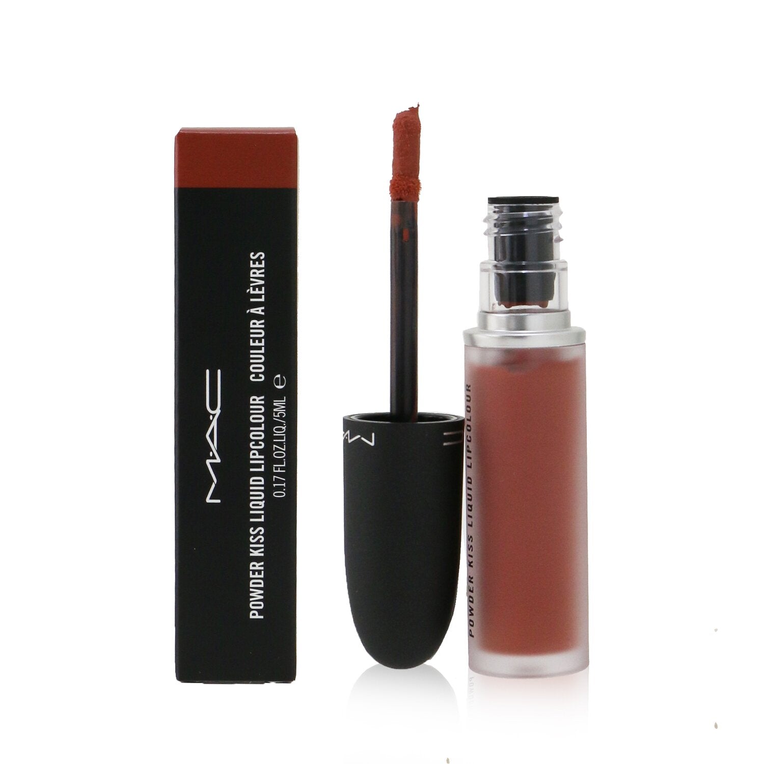 MAC Powder Kiss Liquid Lipcolour - # 975 Ruby Boo  5ml/0.17oz