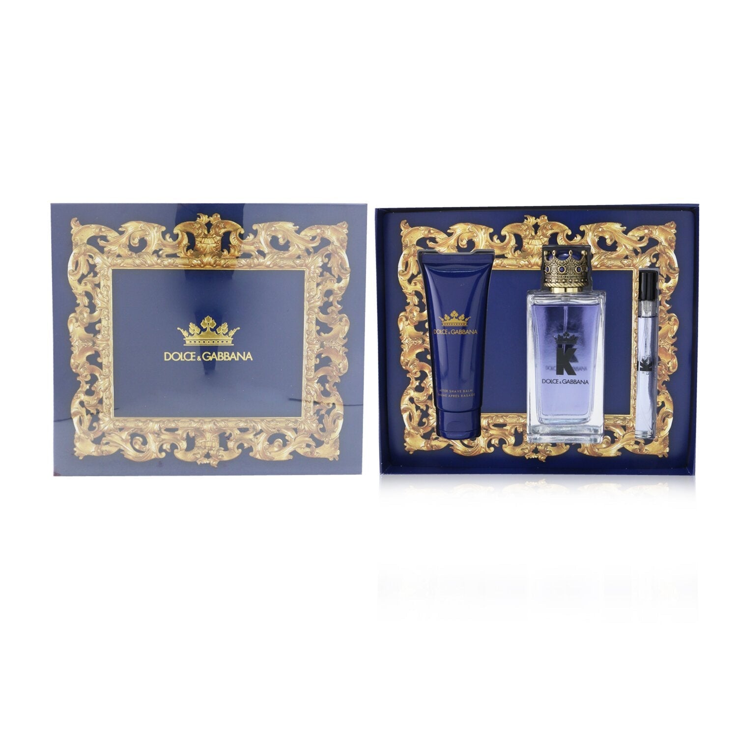 Dolce & Gabbana K Coffret : Eau De Toilette Spray 100ml/3.3oz + Eau De Toilette 10ml0.33oz + After Shave Balm 75ml/2.5oz  3pcs