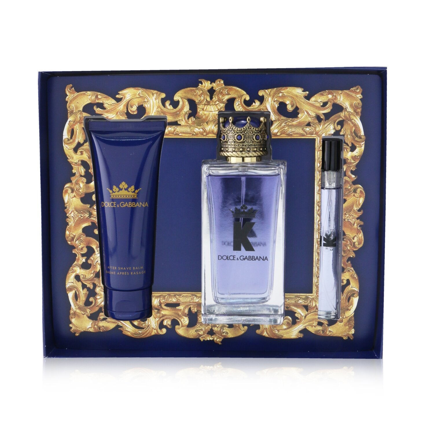 Dolce & Gabbana K Coffret : Eau De Toilette Spray 100ml/3.3oz + Eau De Toilette 10ml0.33oz + After Shave Balm 75ml/2.5oz  3pcs