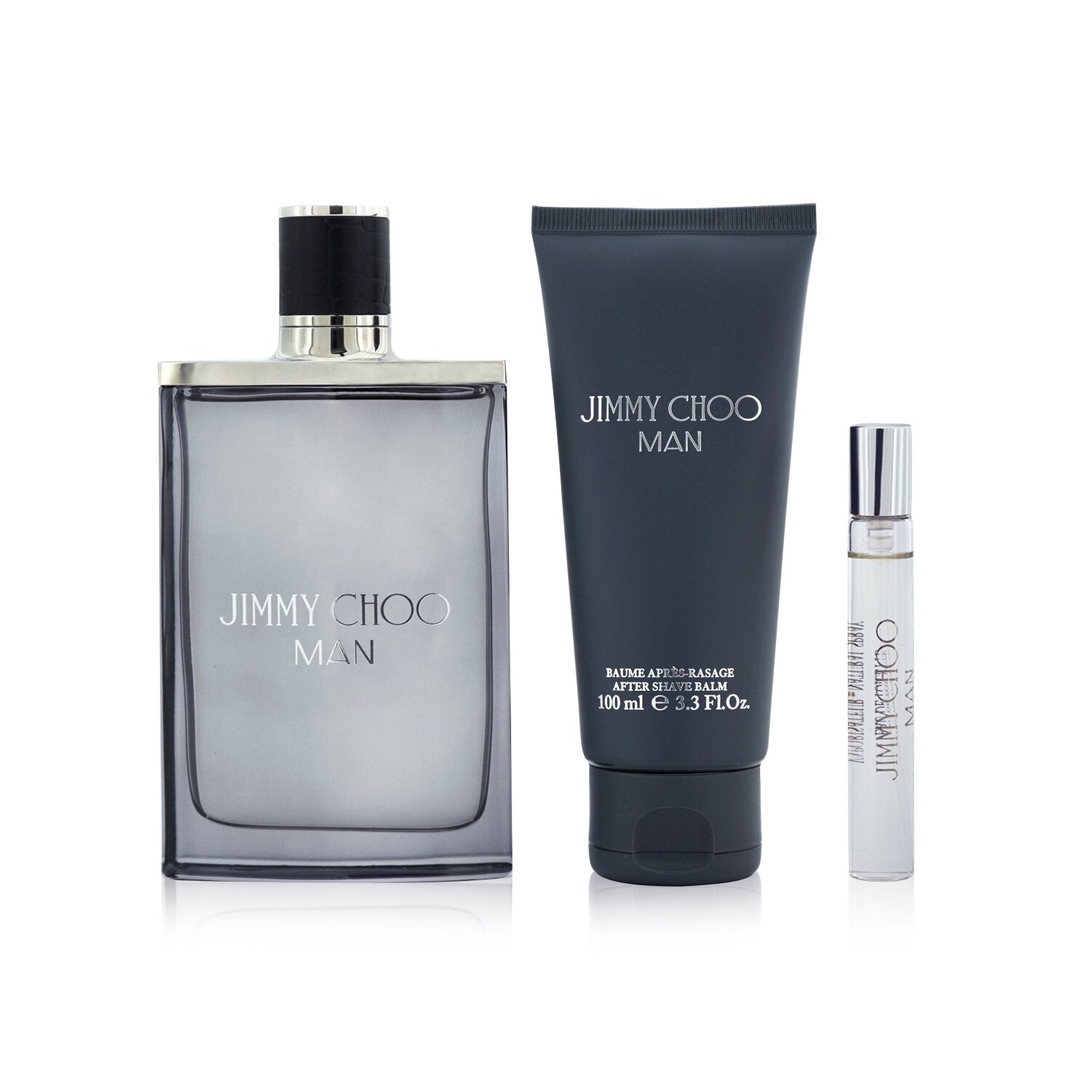 Jimmy Choo Jimmy Choo Coffret: Eau De Toilette Spray 100ml/3.4oz + Eau De Toilette Spray 7.5ml/0.25oz + After Shave Balm 100ml/3.3oz  3pcs