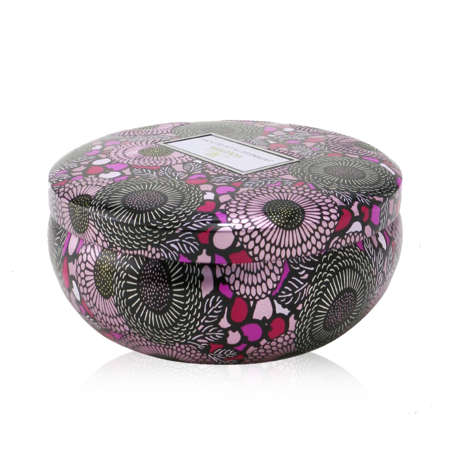 Voluspa 3 Wick Decorative Tin Candle - Japanese Plum Bloom  340g/12oz