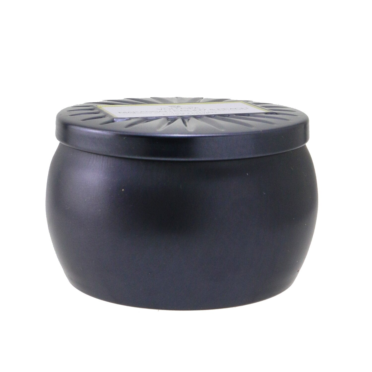 Voluspa Mini Tin Candle - Makassar Ebony & Peach  127g/4.5oz