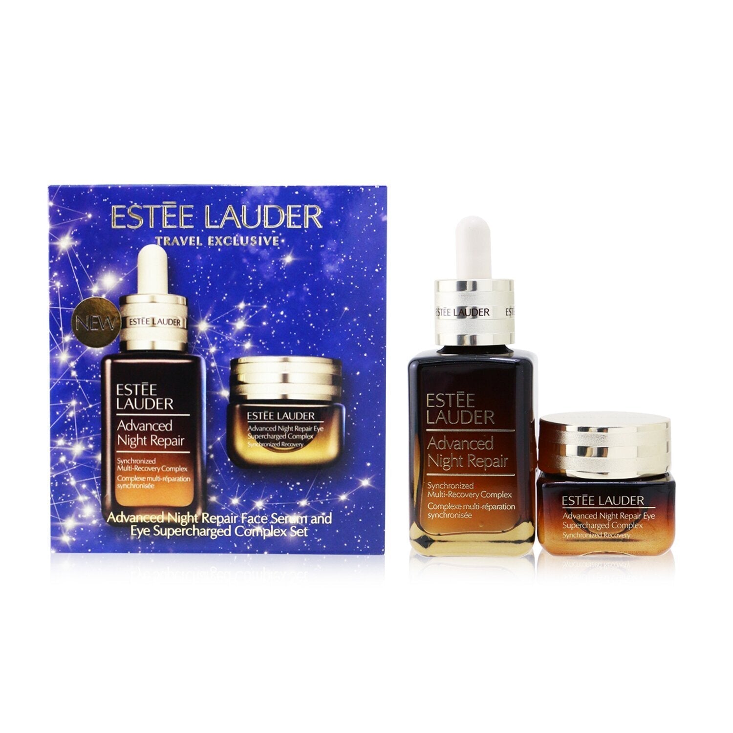 Estee Lauder Advanced Night Repair Set: Synchronized Multi-Recovery Complex 50ml+ Eye Supercharged Complex 15ml  2pcs