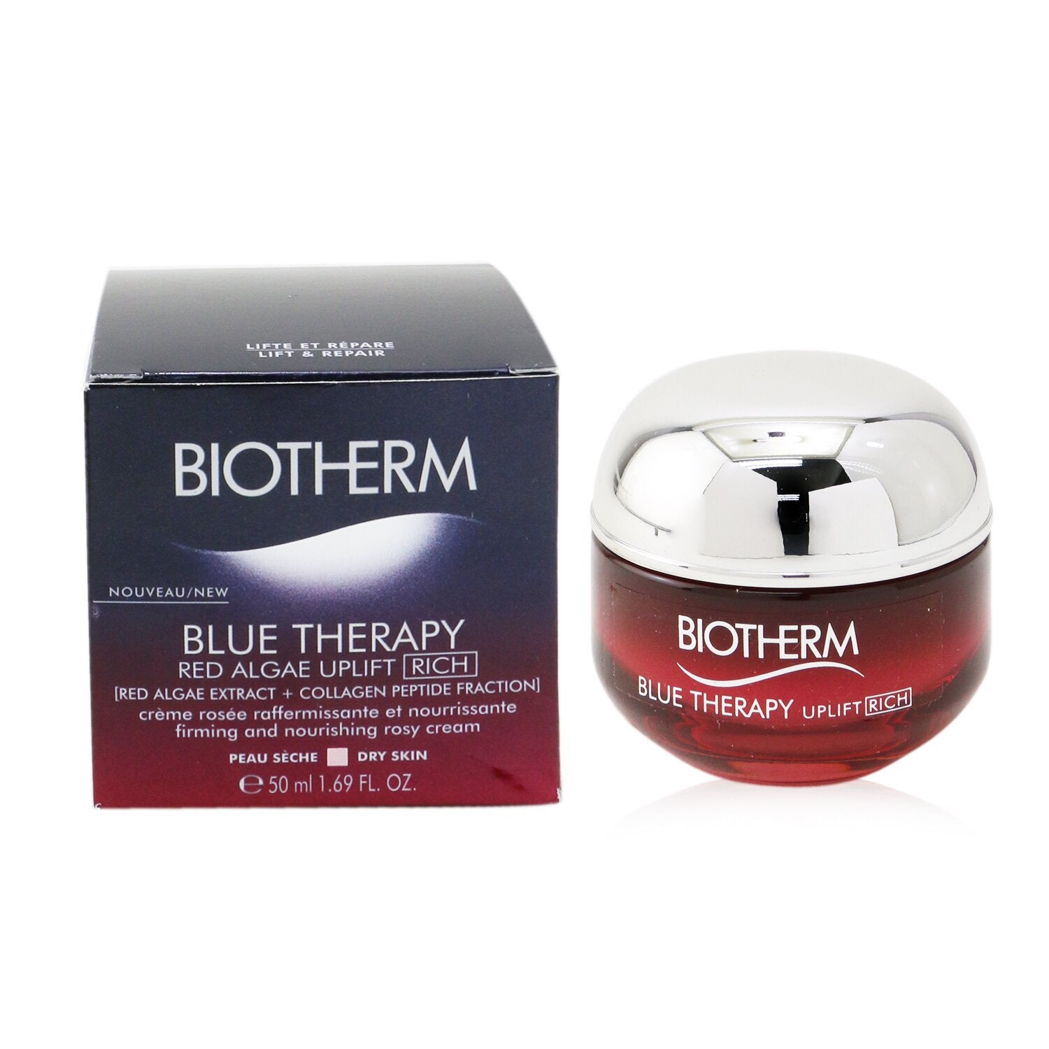 Biotherm Blue Therapy Red Algae Uplift Firming & Nourishing Rosy Rich Cream - Dry Skin  50ml/1.69oz