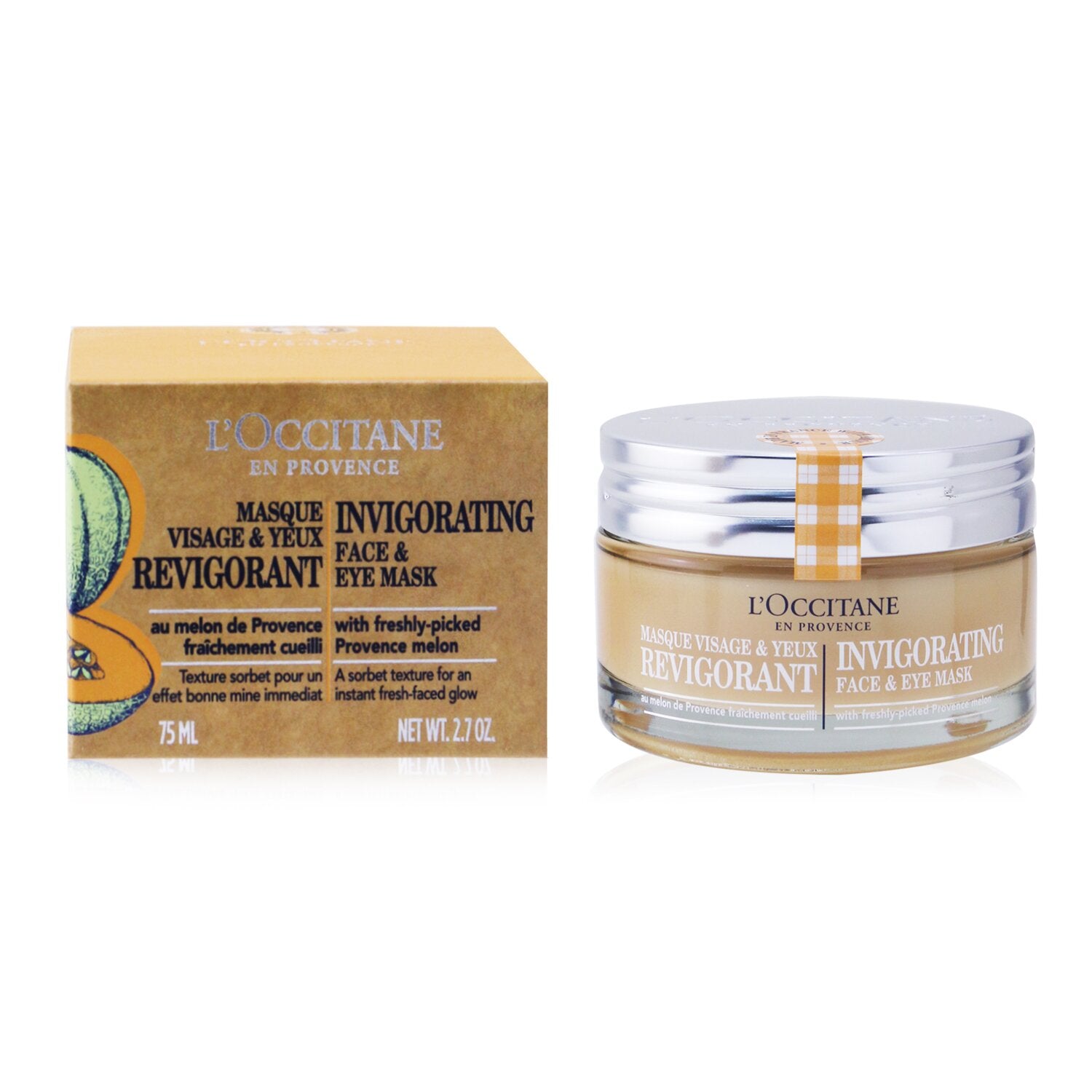 L'Occitane Invigorating Face & Eye Mask  75ml/2.7oz