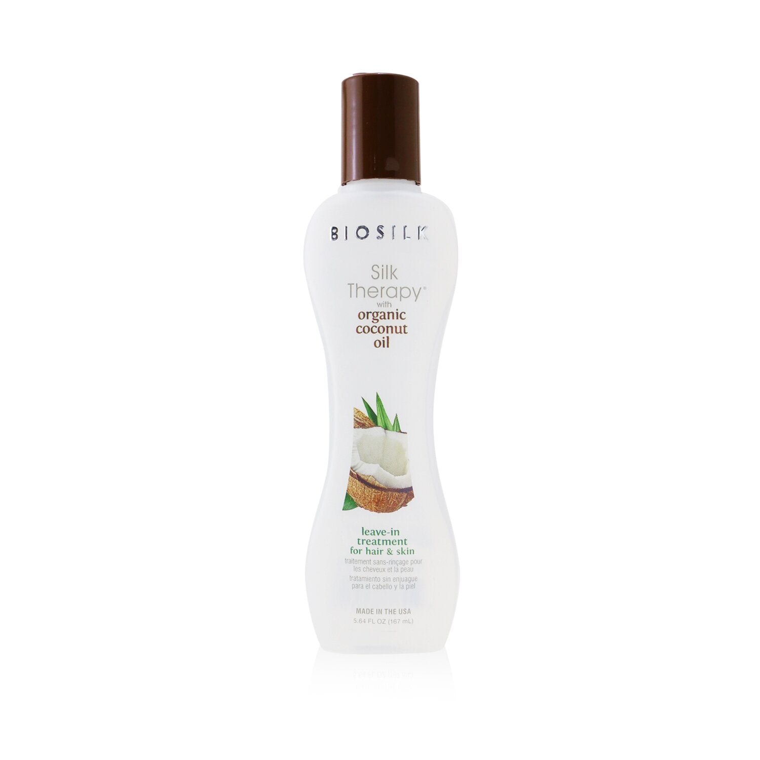 BioSilk Silk Therapy with Coconut Oil Leave-In Treatment (For Hair & Skin)  167ml/5.64oz