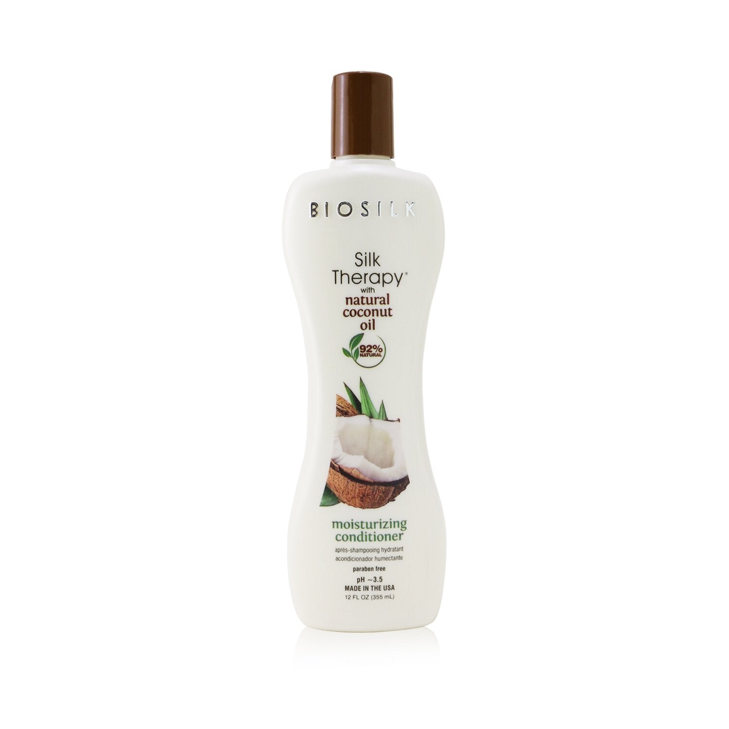 BioSilk Silk Therapy with Coconut Oil Moisturizing Conditioner  355ml/12oz