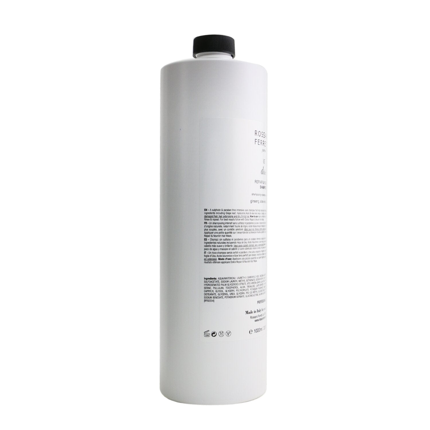 Rossano Ferretti Parma Dolce 05 Repair & Nourish Shampoo (Salon Product)  1000ml/33.8oz