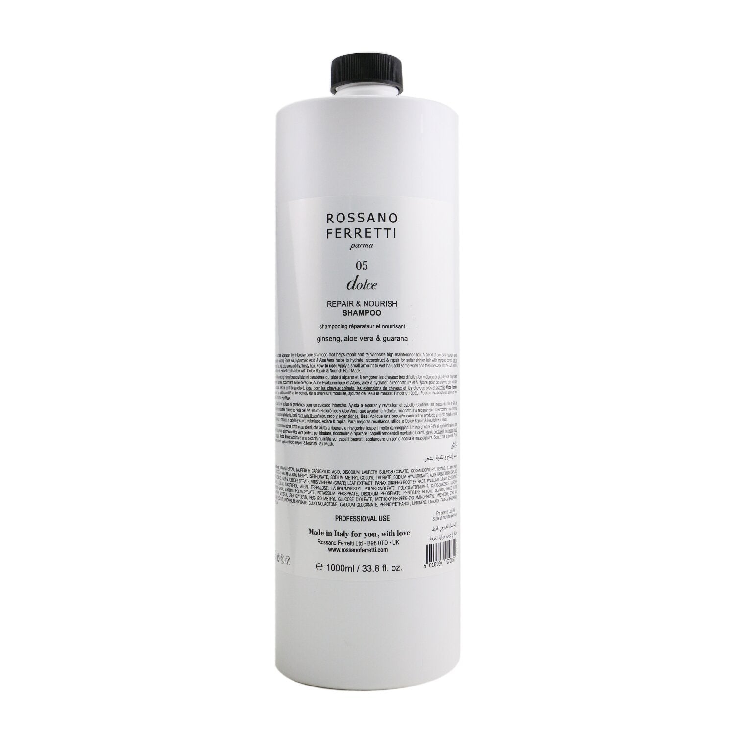 Rossano Ferretti Parma Dolce 05 Repair & Nourish Shampoo (Salon Product)  1000ml/33.8oz