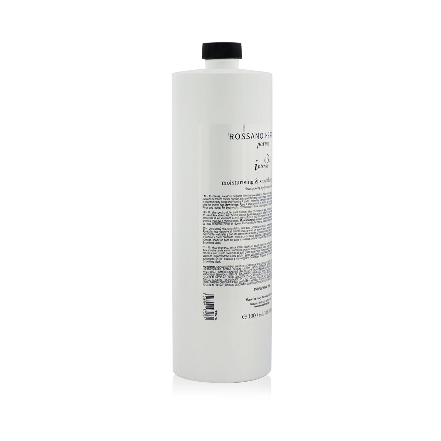 Rossano Ferretti Parma Intenso 03.2 Moisturising & Smoothing Shampoo (Salon Product)  1000ml/33.8oz