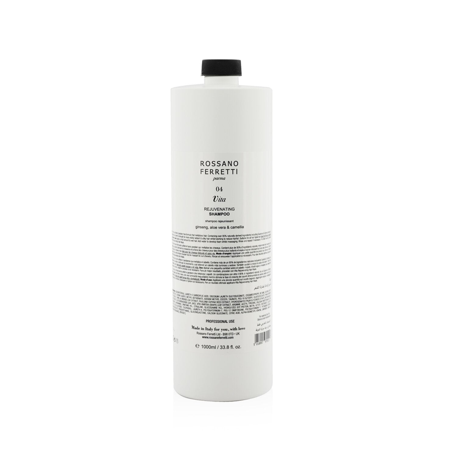 Rossano Ferretti Parma Vita 04 Rejuvenating Shampoo (Salon Product)  1000ml/33.8oz