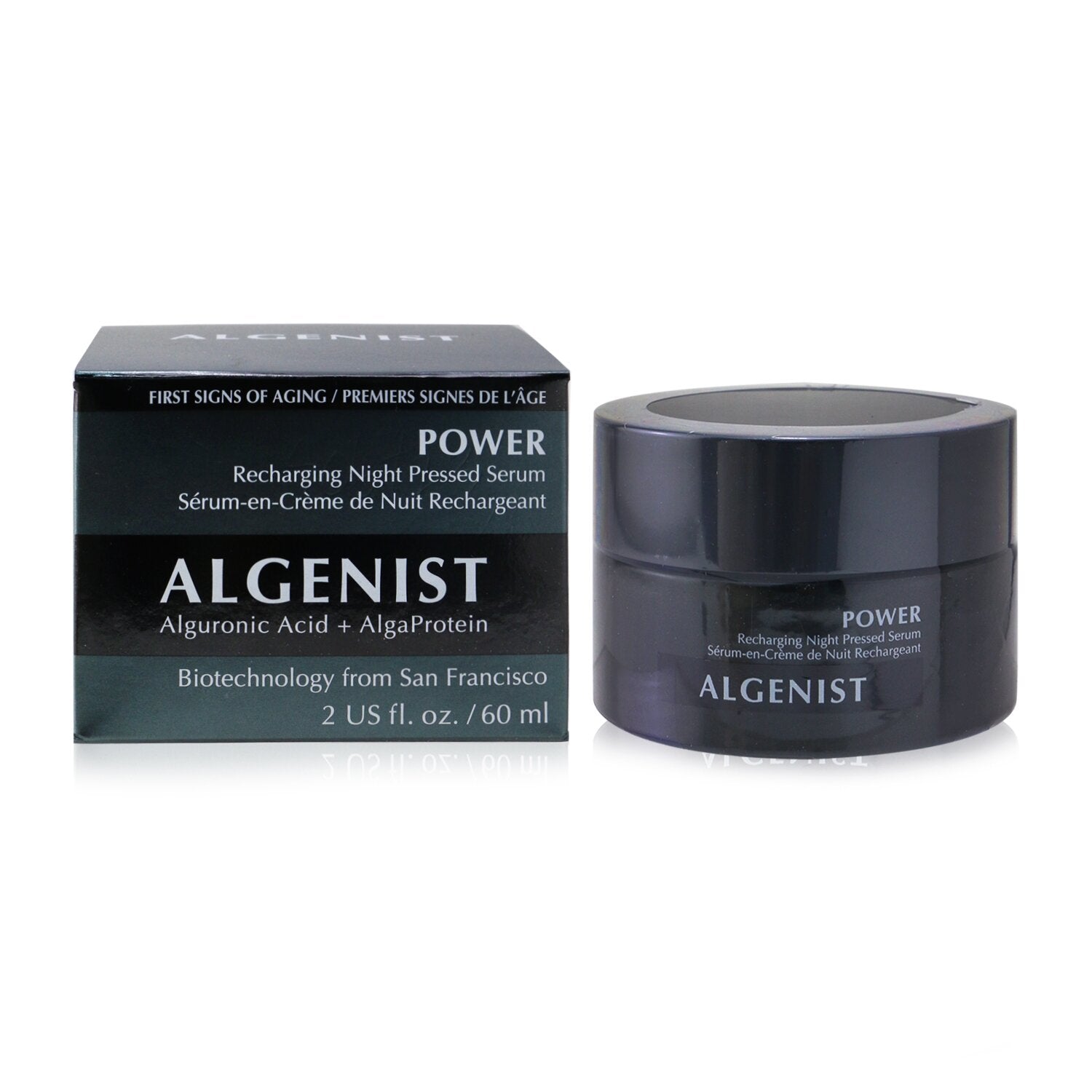 Algenist Power Recharging Night Pressed Serum  60ml/2oz