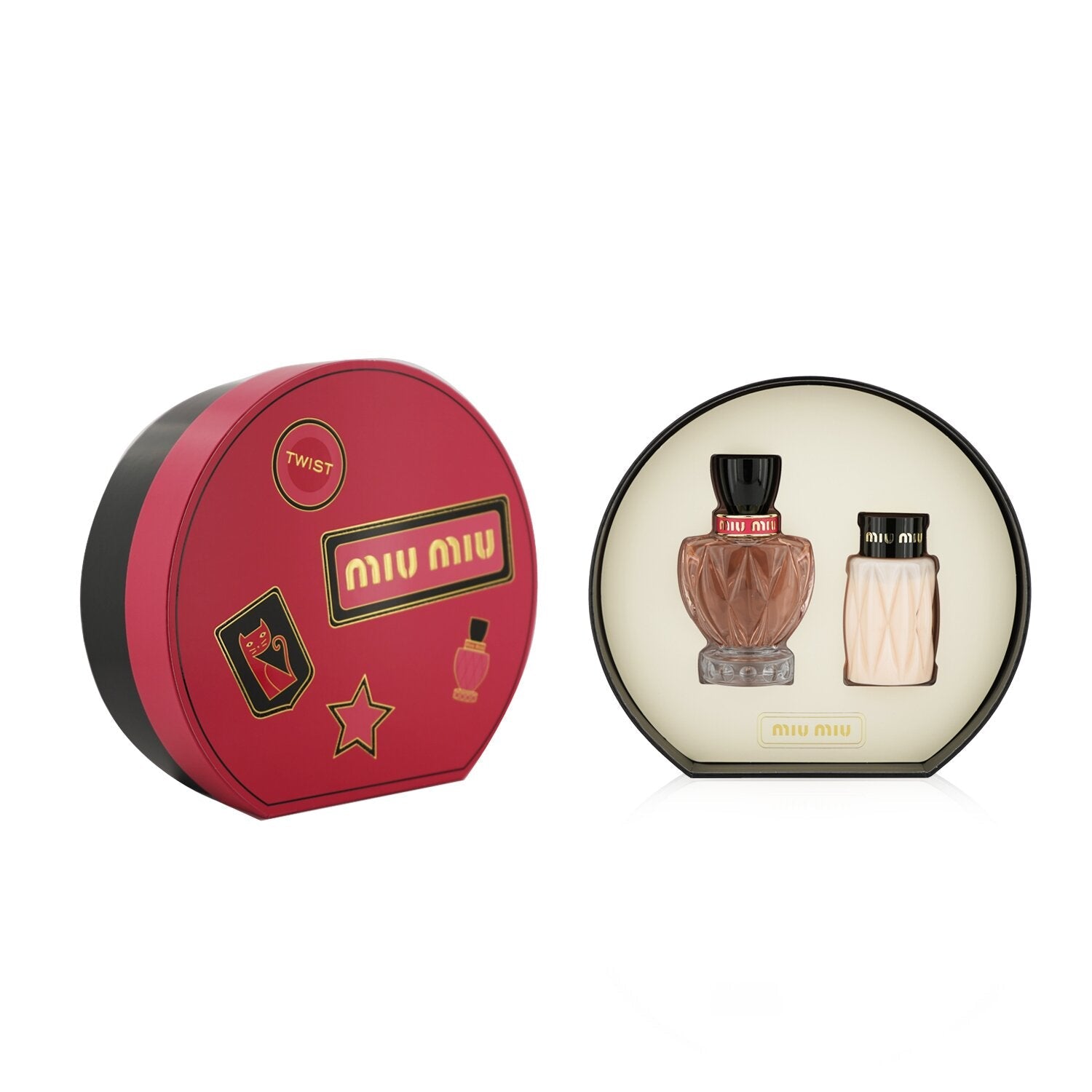 Miu Miu Twist Coffret: Eau De Parfum Spray 100ml/3.4oz + Body Lotion 100ml/3.4oz  2pcs