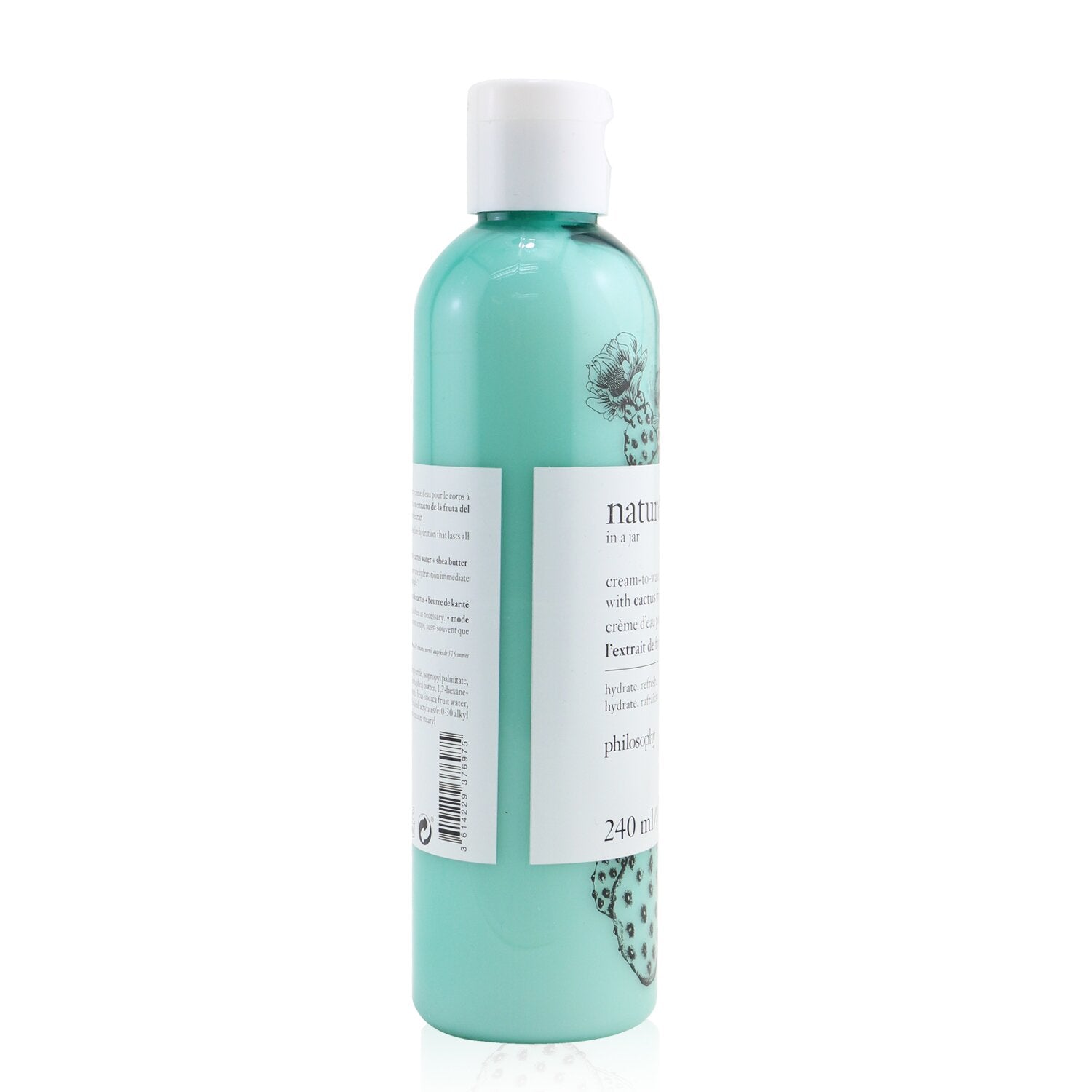 Philosophy Nature In A Jar Cream-To-Water Body Lotion With Cactus Fruit Extract  240ml/8oz