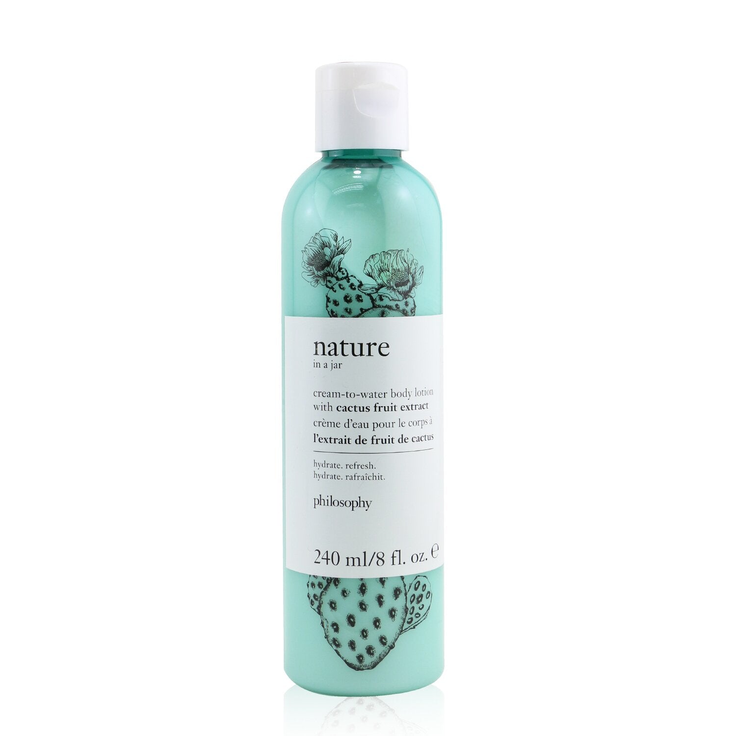 Philosophy Nature In A Jar Cream-To-Water Body Lotion With Cactus Fruit Extract  240ml/8oz