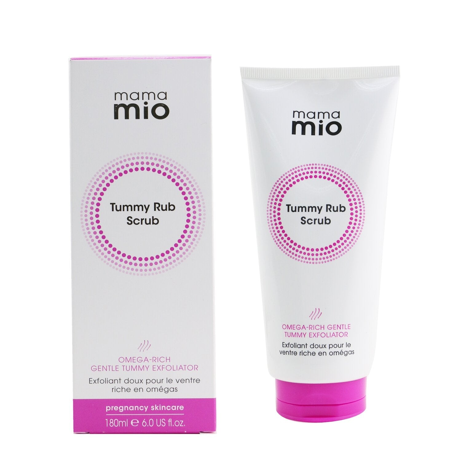 Mama Mio Tummy Rub Scrub - Omega-Rich Gentle Tummy Exfoliator  180ml/6oz