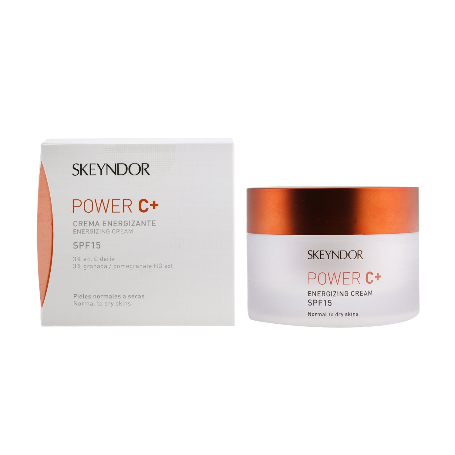 SKEYNDOR Power C+ Energizing Cream SPF 15 - 3% Vit. C Deriv. (For Normal To Dry Skin)  50ml/1.7oz