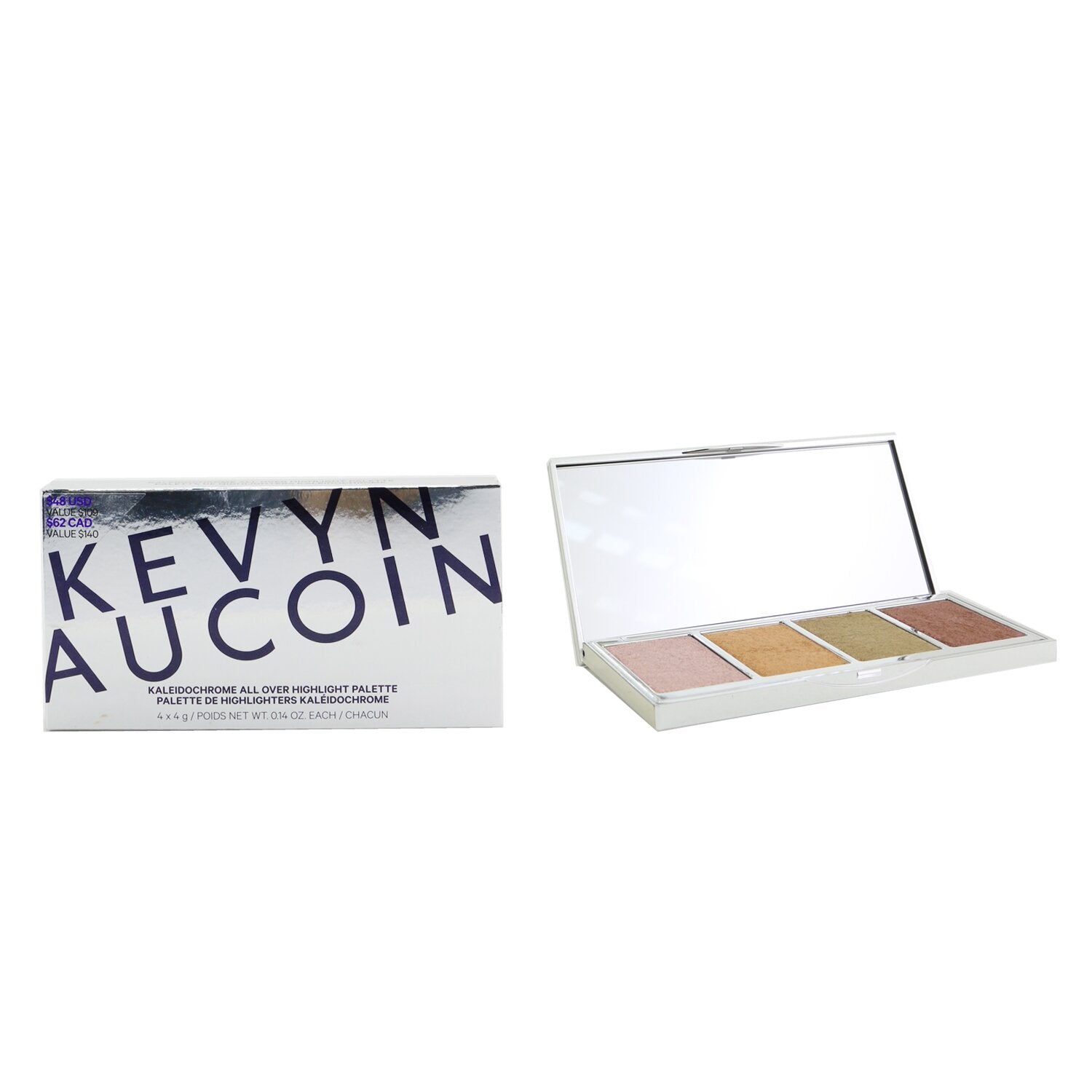 Kevyn Aucoin Kaleidochrome All Over Highlight Palette (4x Highlighter)  4x4g/0.14oz