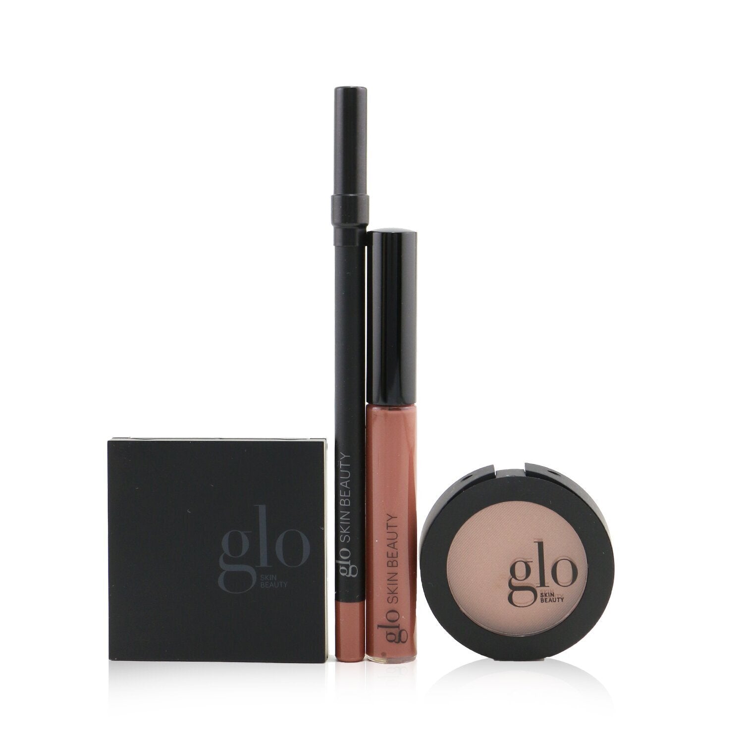 Glo Skin Beauty Desk to Datenight (Mini Shadow Quad + Blush + Lip Pencil + Lip Gloss) - # Hey, Sailor  4pcs