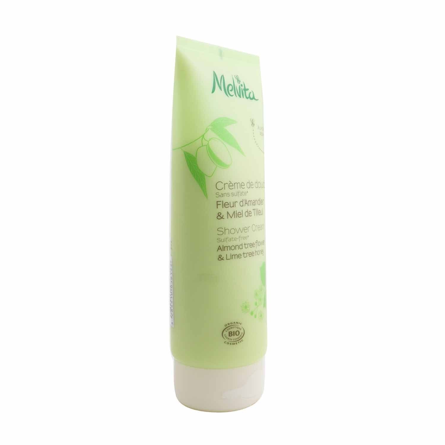 Melvita Almond Tree Flower & Lime Tree Honey Shower Cream  200ml/6.7oz