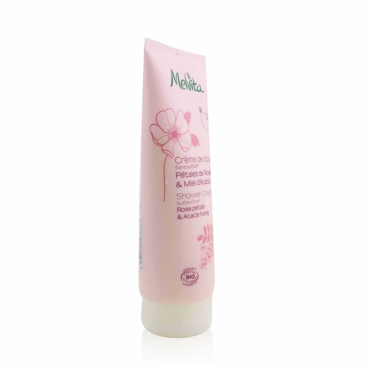 Melvita Rose Petals & Acacia Honey Shower Cream  200ml/6.7oz