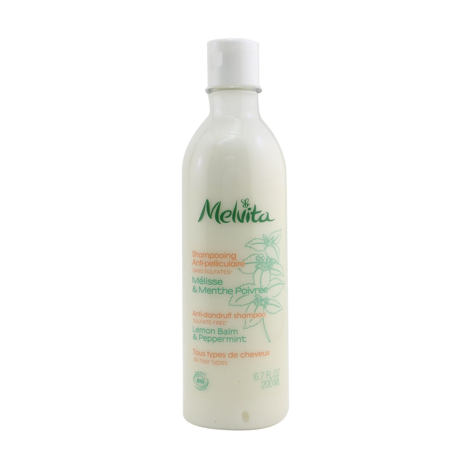 Melvita Anti-Dandruff Shampoo (All Hair Types)  200ml/6.7oz