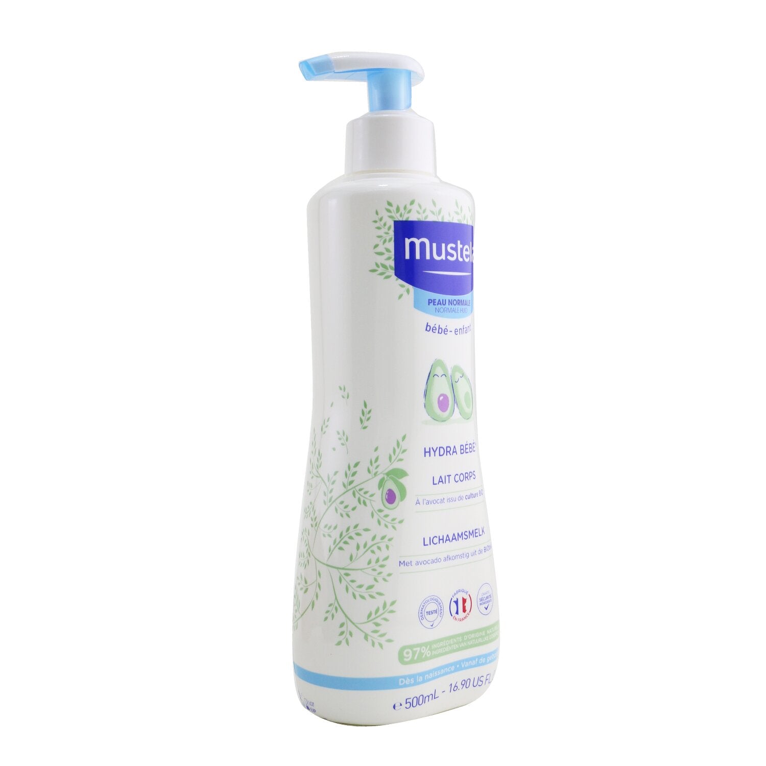 Mustela Hydra-Bebe Body Lotion With Organic Avocado - Normal Skin  500ml/16.9oz