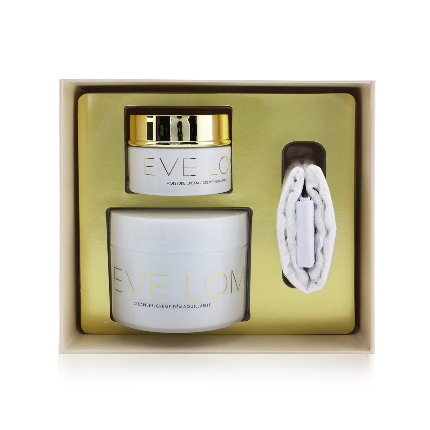 Eve Lom Begin & End Gift Set: Cleanser 200ml/6.8oz + Moisture Cream 50ml/1.6oz + Muslin Cloth  3pcs