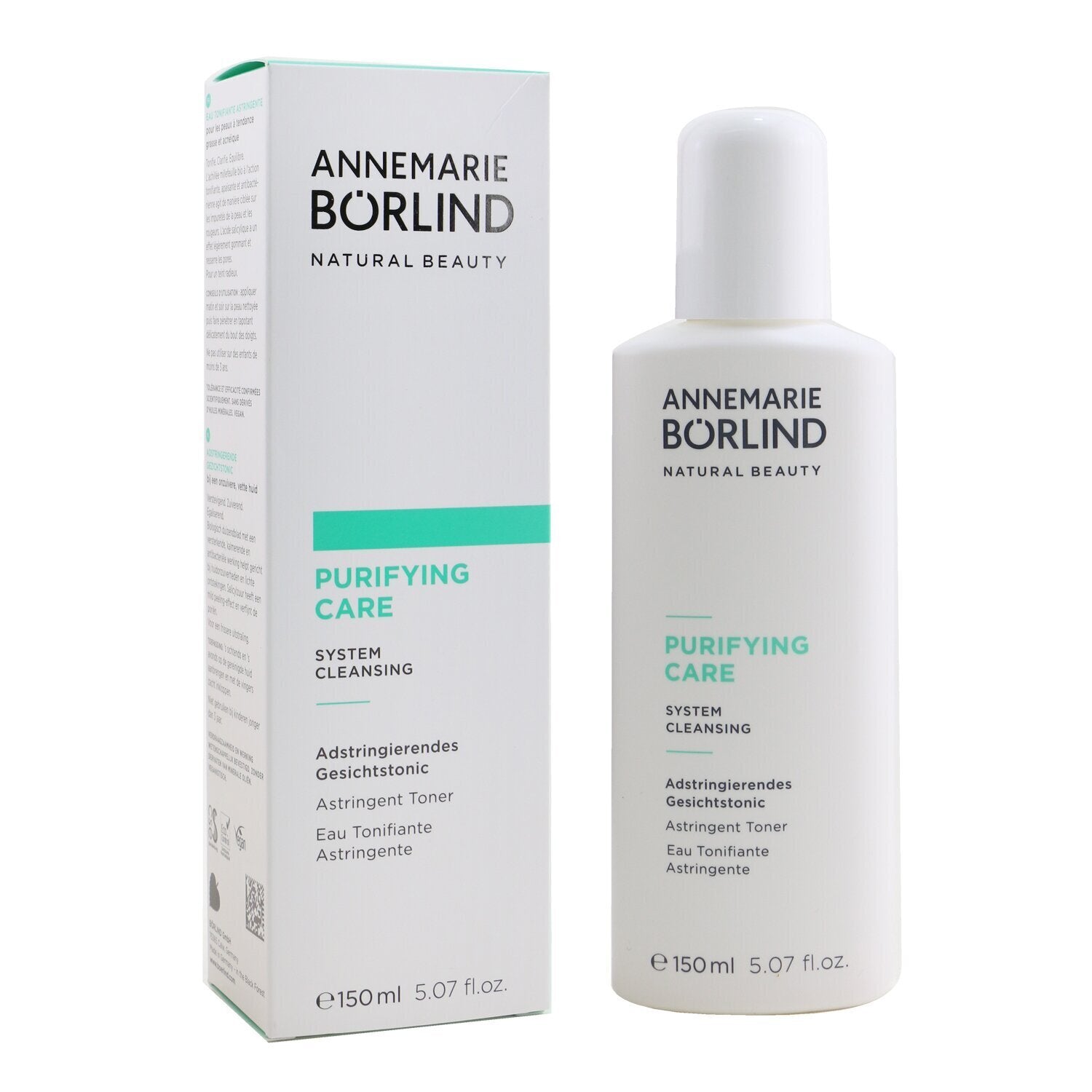 Annemarie Borlind Purifying Care System Cleansing Astringent Toner - For Oily or Acne-Prone Skin  150ml/5.07oz