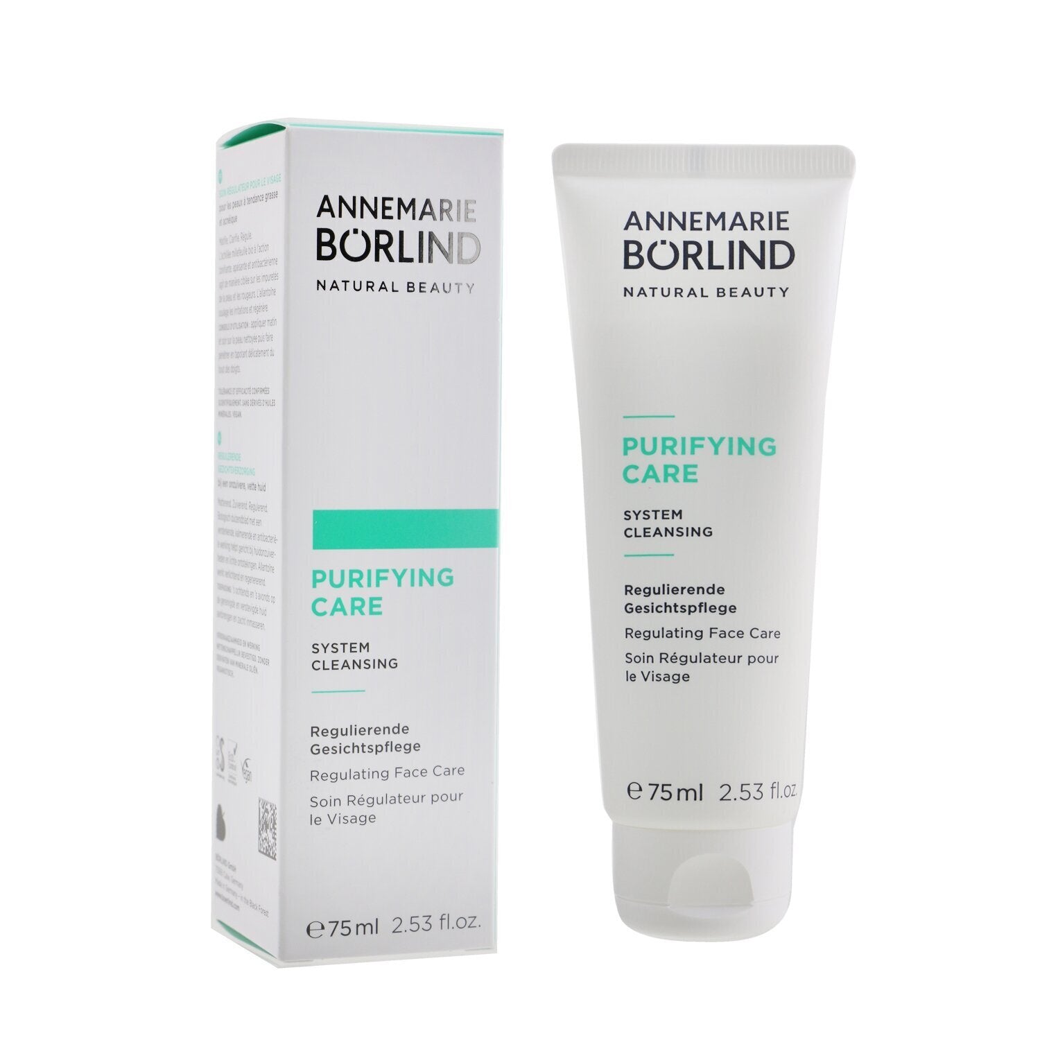 Annemarie Borlind Purifying Care System Cleansing Regulating Face Care - For Oily or Acne-Prone Skin  75ml/2.53oz