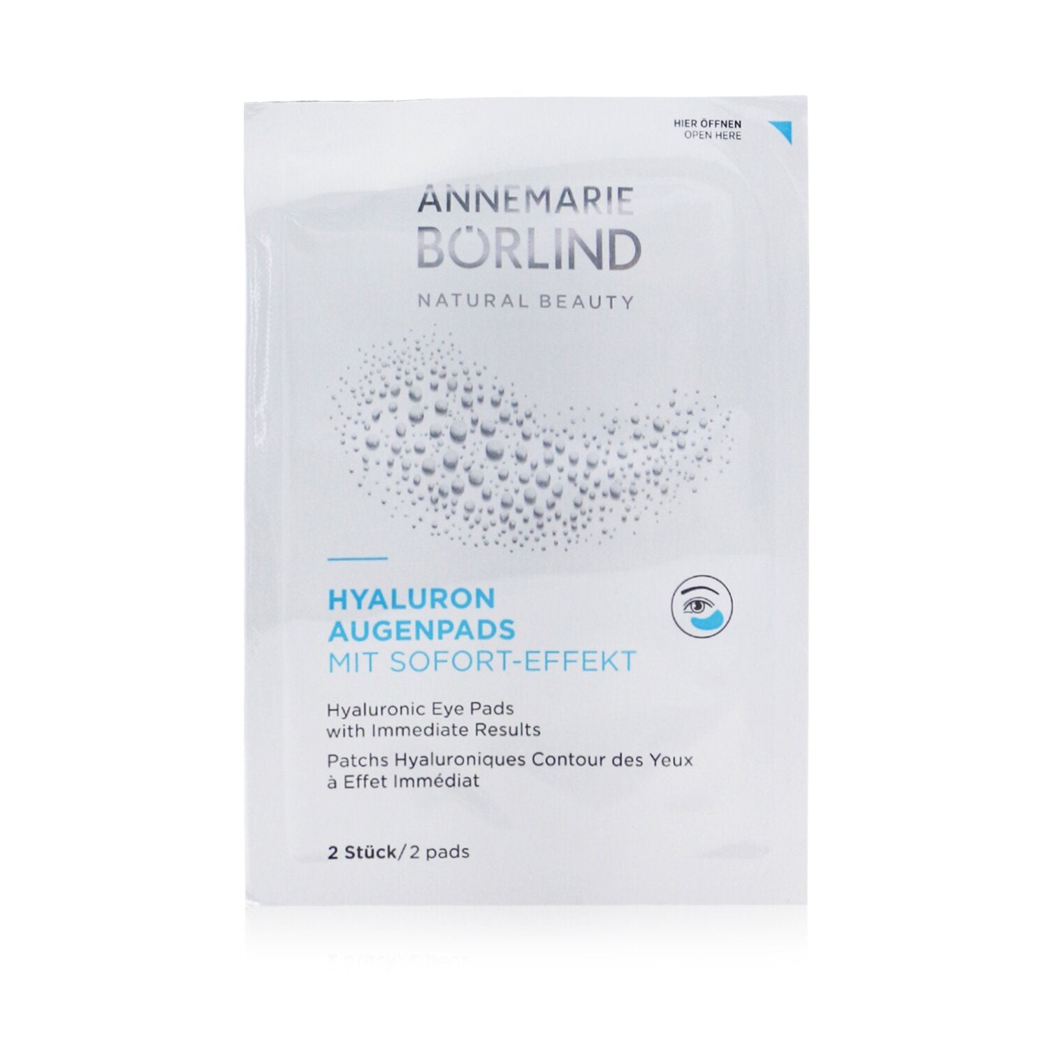 Annemarie Borlind Hyaluronic Eye Pads with Immediate Results  6x2pads