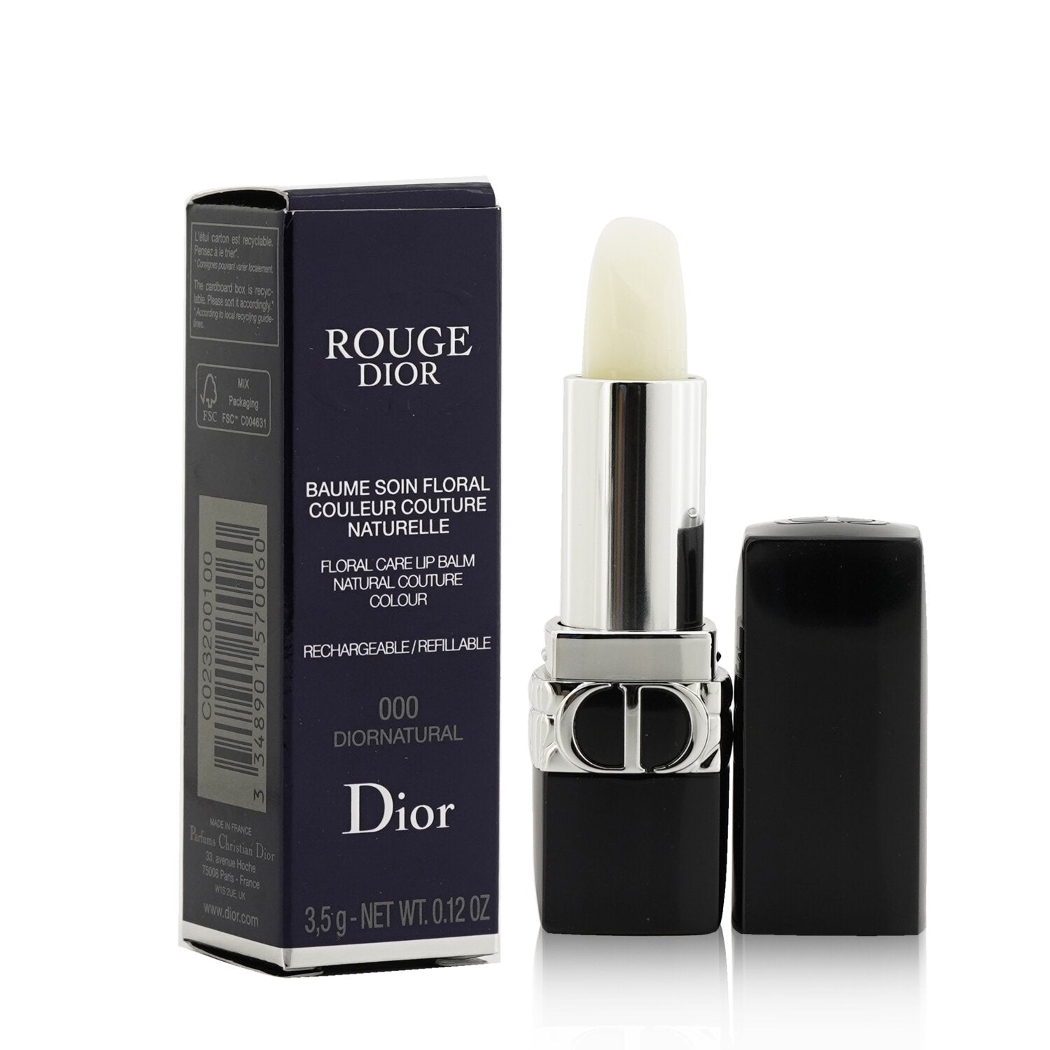 Christian Dior Rouge Dior Couture Colour Refillable Lipstick - # 999 (Satin) (Unboxed)  3.5g/0.12oz