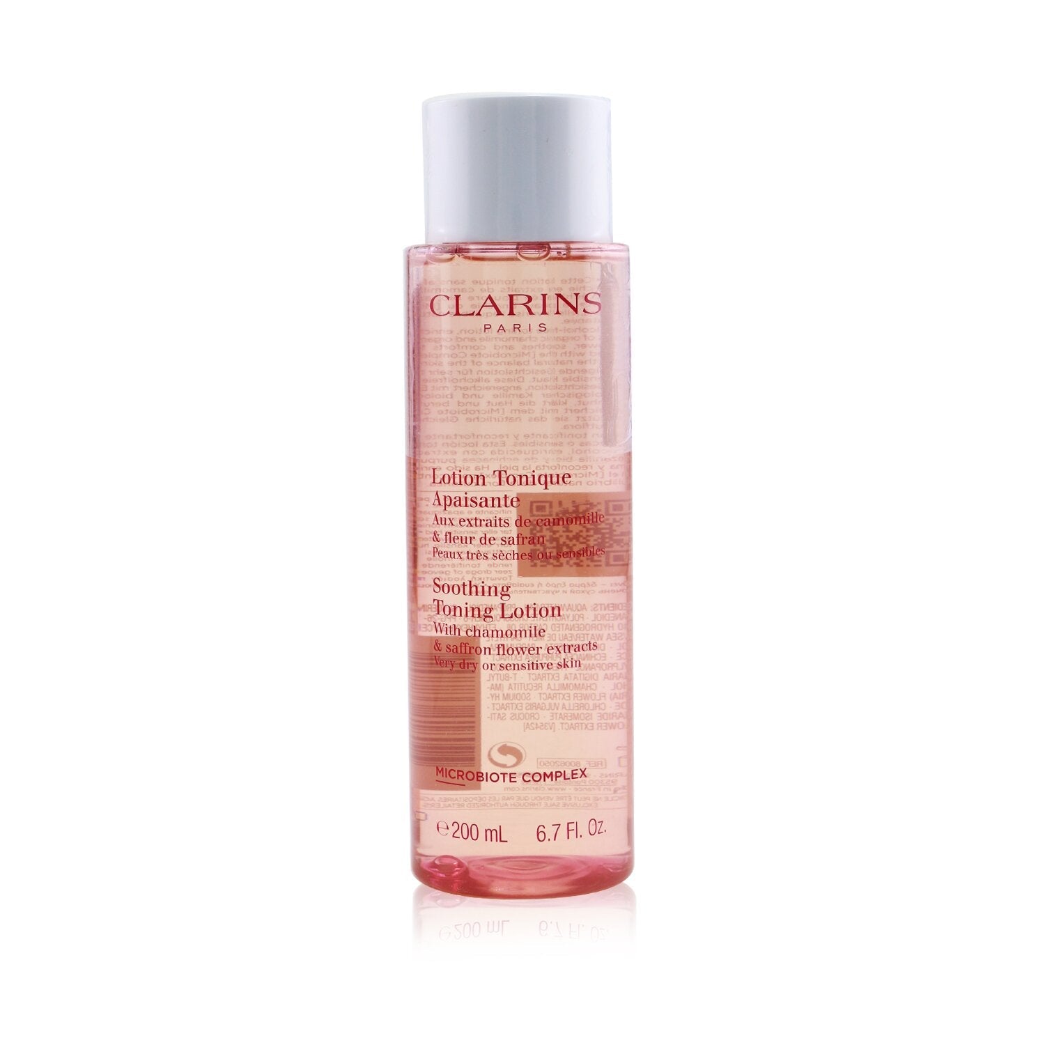 Clarins Soothing Toning Lotion with Chamomile & Saffron Flower Extracts - Very Dry or Sensitive Skin  400ml/13.5oz