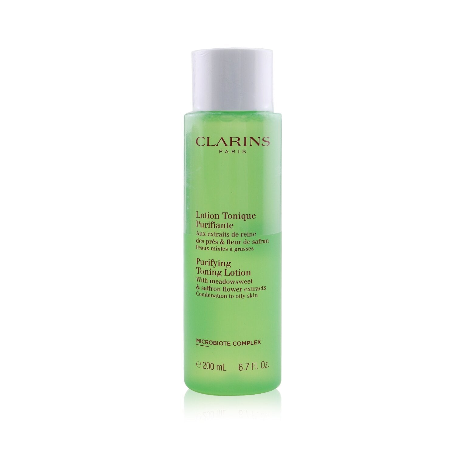 Clarins Purifying Toning Lotion with Meadowsweet & Saffron Flower Extracts - Combination to Oily Skin  400ml/13.5oz