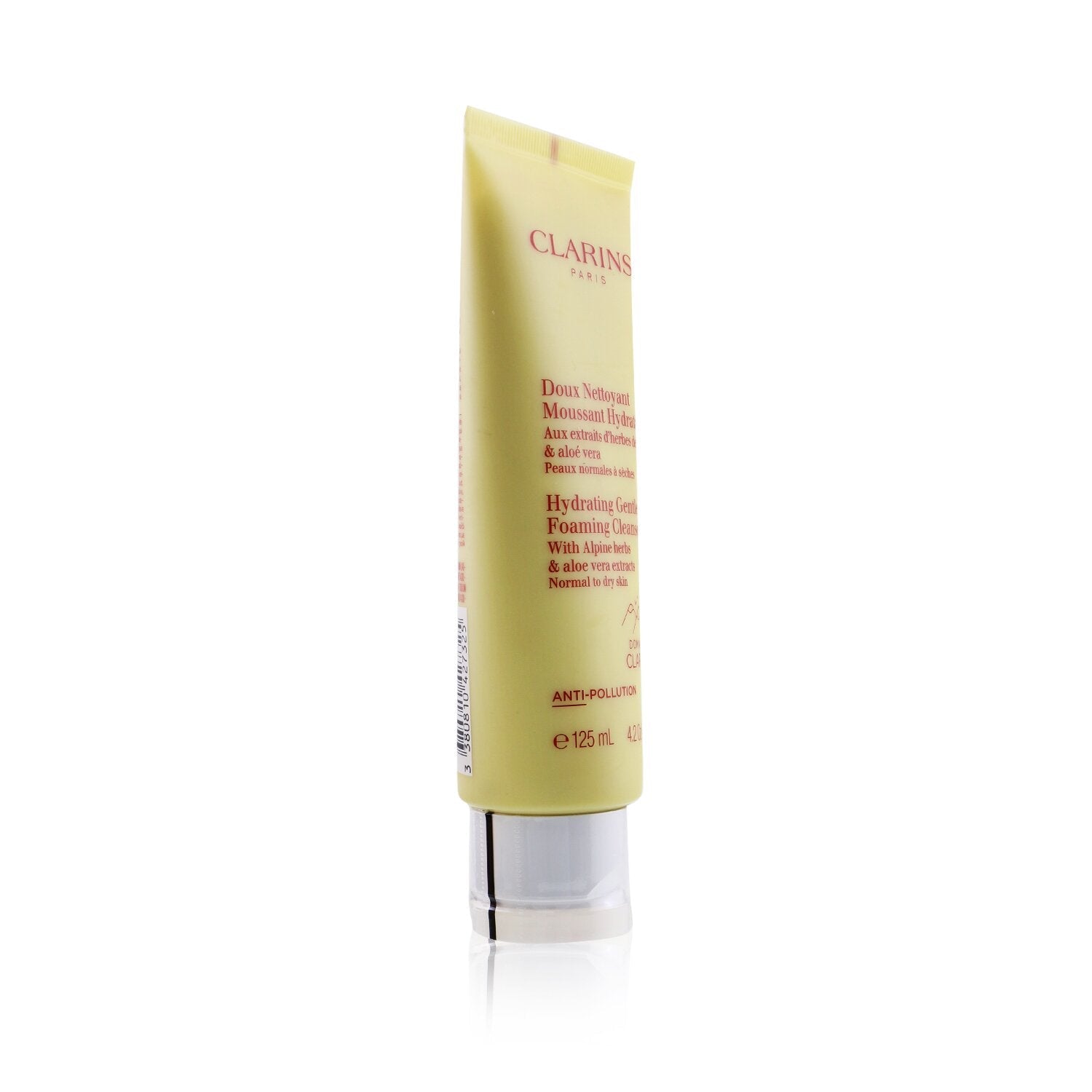 Clarins Hydrating Gentle Foaming Cleanser with Alpine Herbs & Aloe Vera Extracts - Normal to Dry Skin  125ml/4.2oz