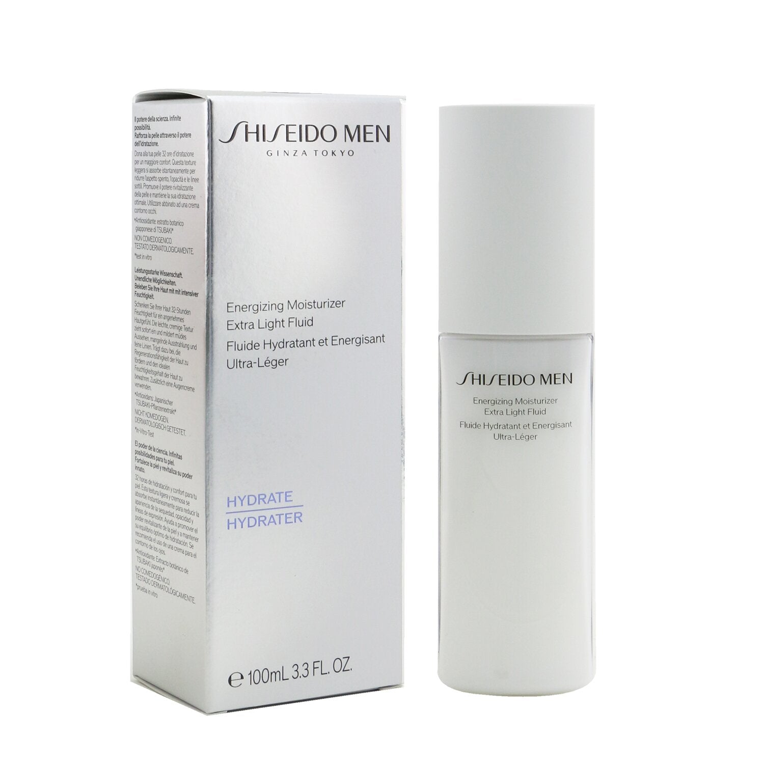 Shiseido Men Energizing Moisturizer Extra Light Fluid  100ml/3.3oz