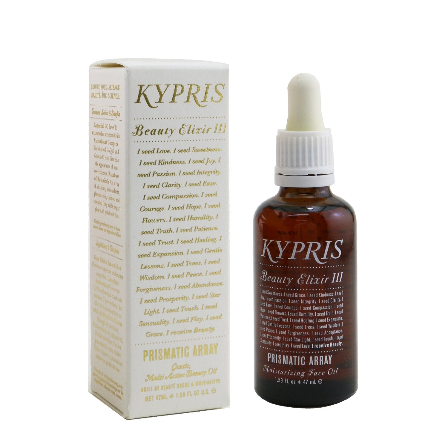 Kypris Beauty Elixir III - Gentle, Multi  Active Beauty Oil (With Prismatic Array)  47ml/1.59oz