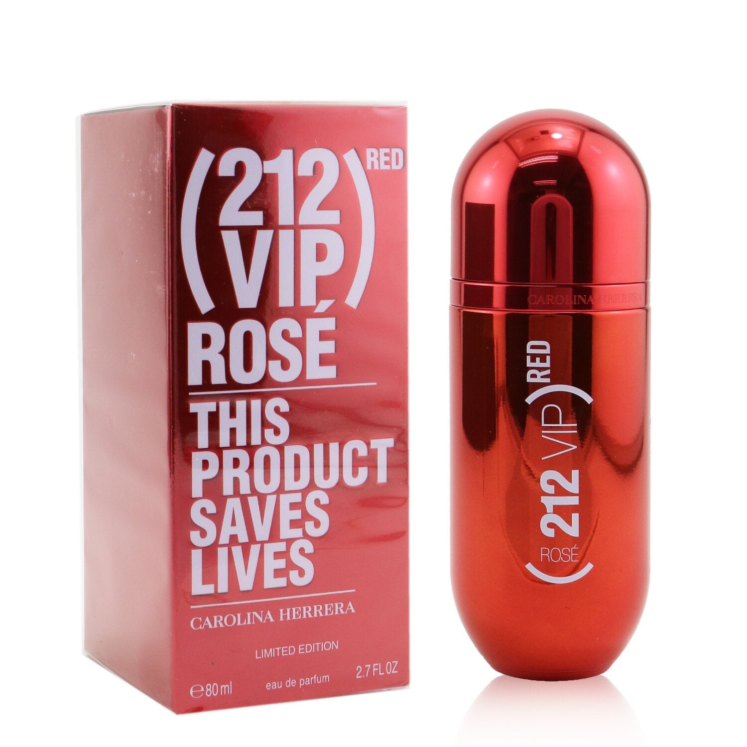 Carolina Herrera 212 VIP Rose Red Eau De Parfum Spray (Limited Edition)  80ml/2.7oz