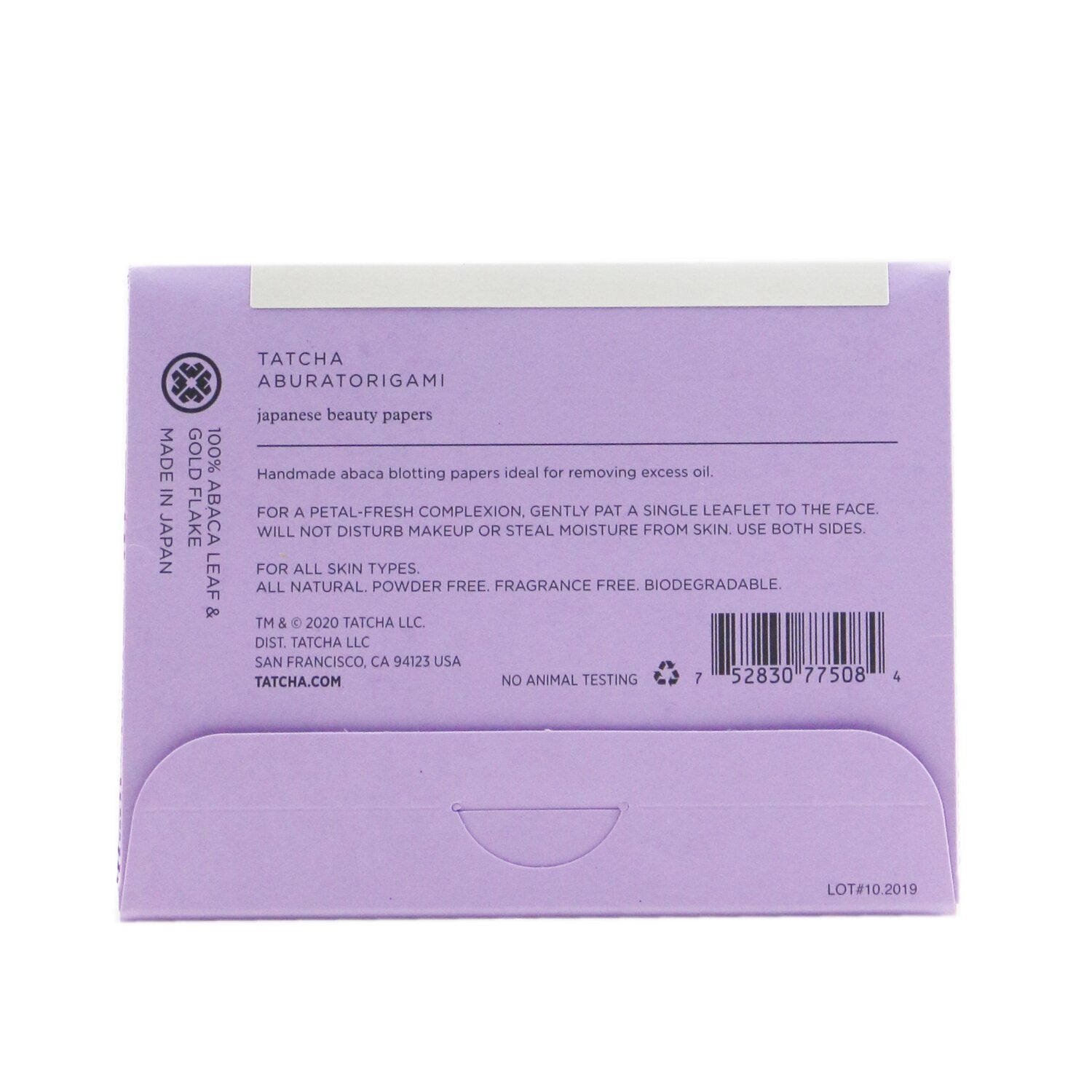 Tatcha Aburatorigami Japanese Blotting Papers  40sheets