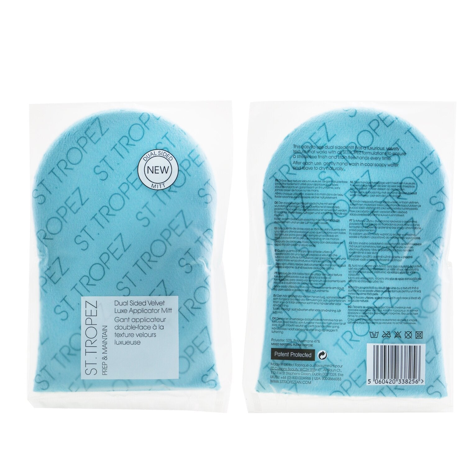 St. Tropez Prep & Maintain Dual Sided Velvet Luxe Applicator Mitt  1pc