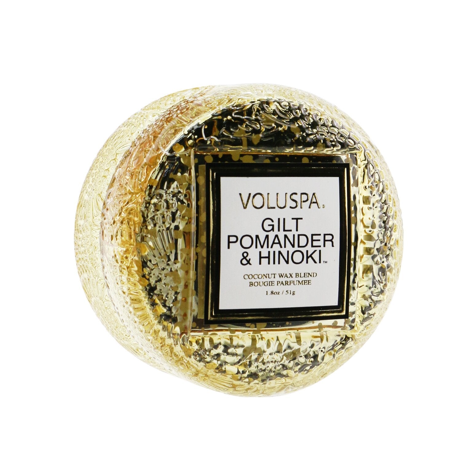 Voluspa Macaron Candle - Gilt Pomander & Hinoki  51g/1.8oz