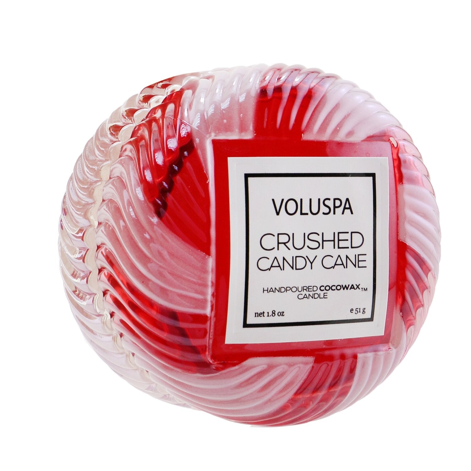 Voluspa Macaron Candle - Crushed Candy Cane  51g/1.8oz