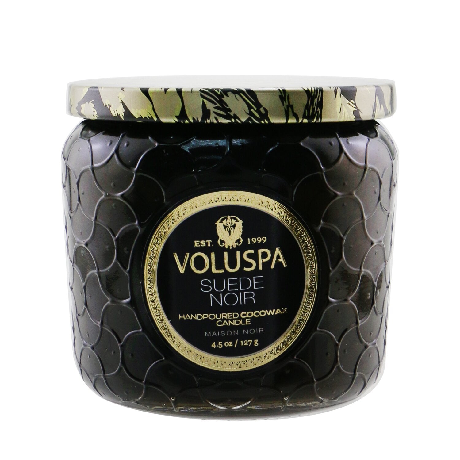 Voluspa Petite Jar Candle - Suede Noir  127g/4.5oz