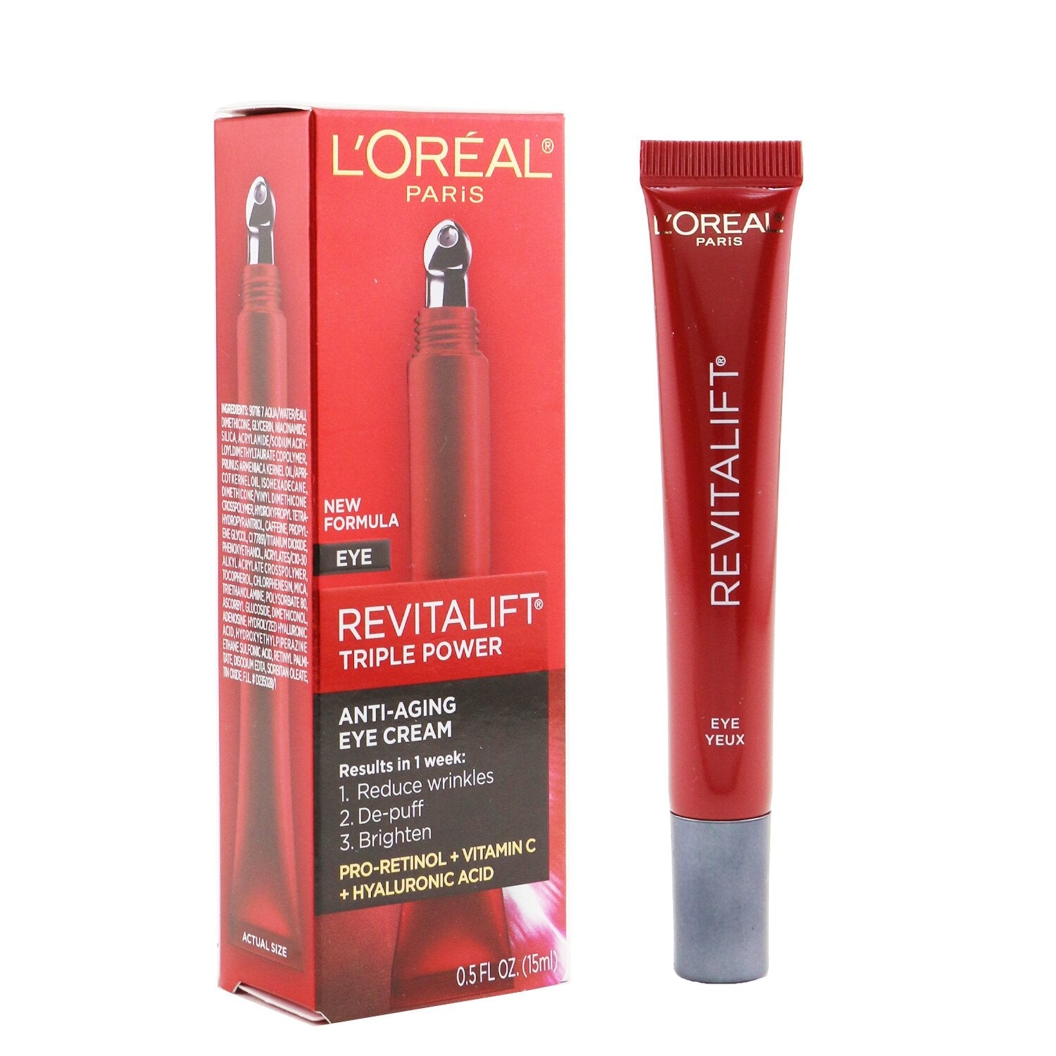 L'Oreal Revitalift Triple Power Anti-Aging Eye Cream  15ml/0.5oz