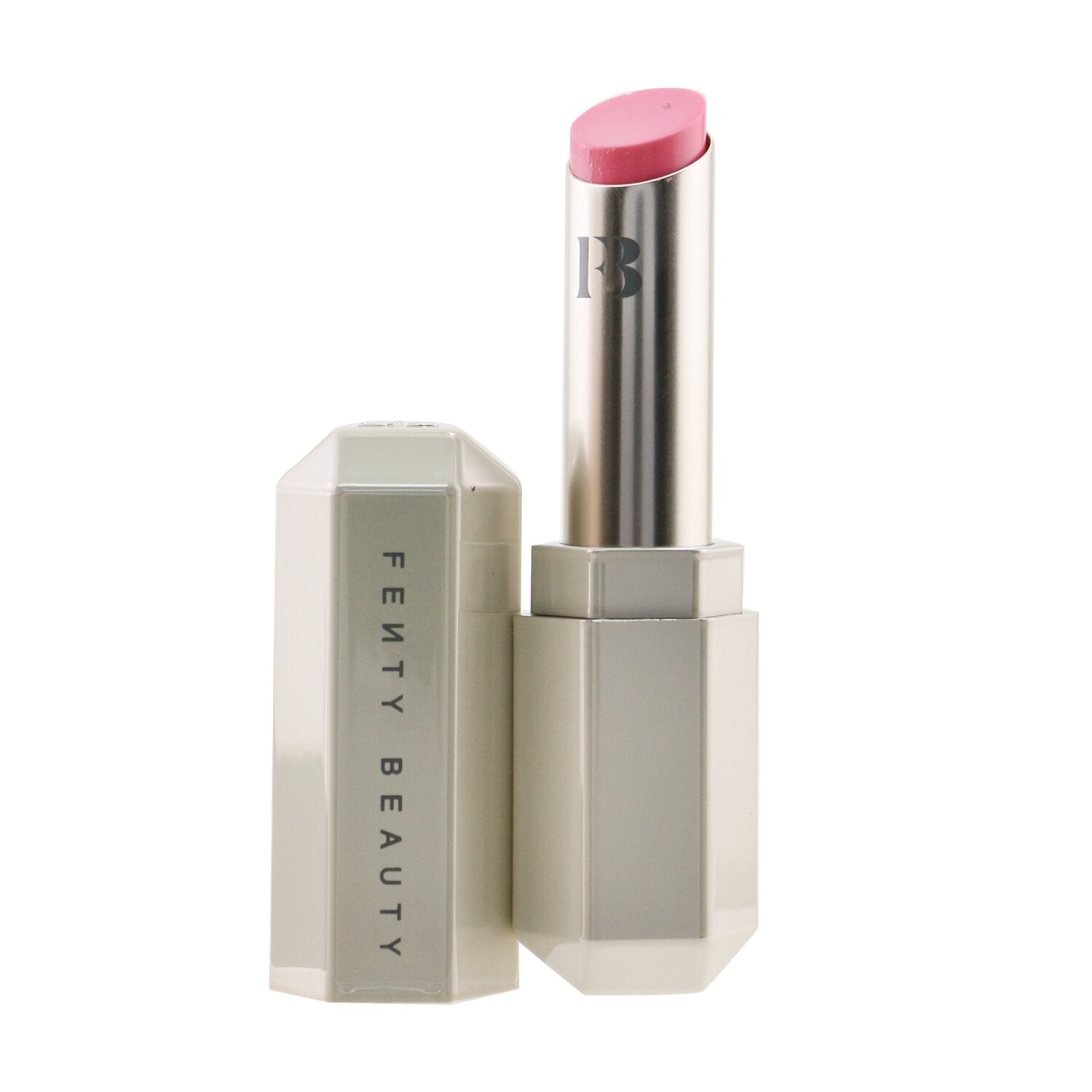 Fenty Beauty by Rihanna Slip Shine Sheer Shiny Lipstick - # 04 Makeout Break (Latte Nude)  2.8g/0.098oz