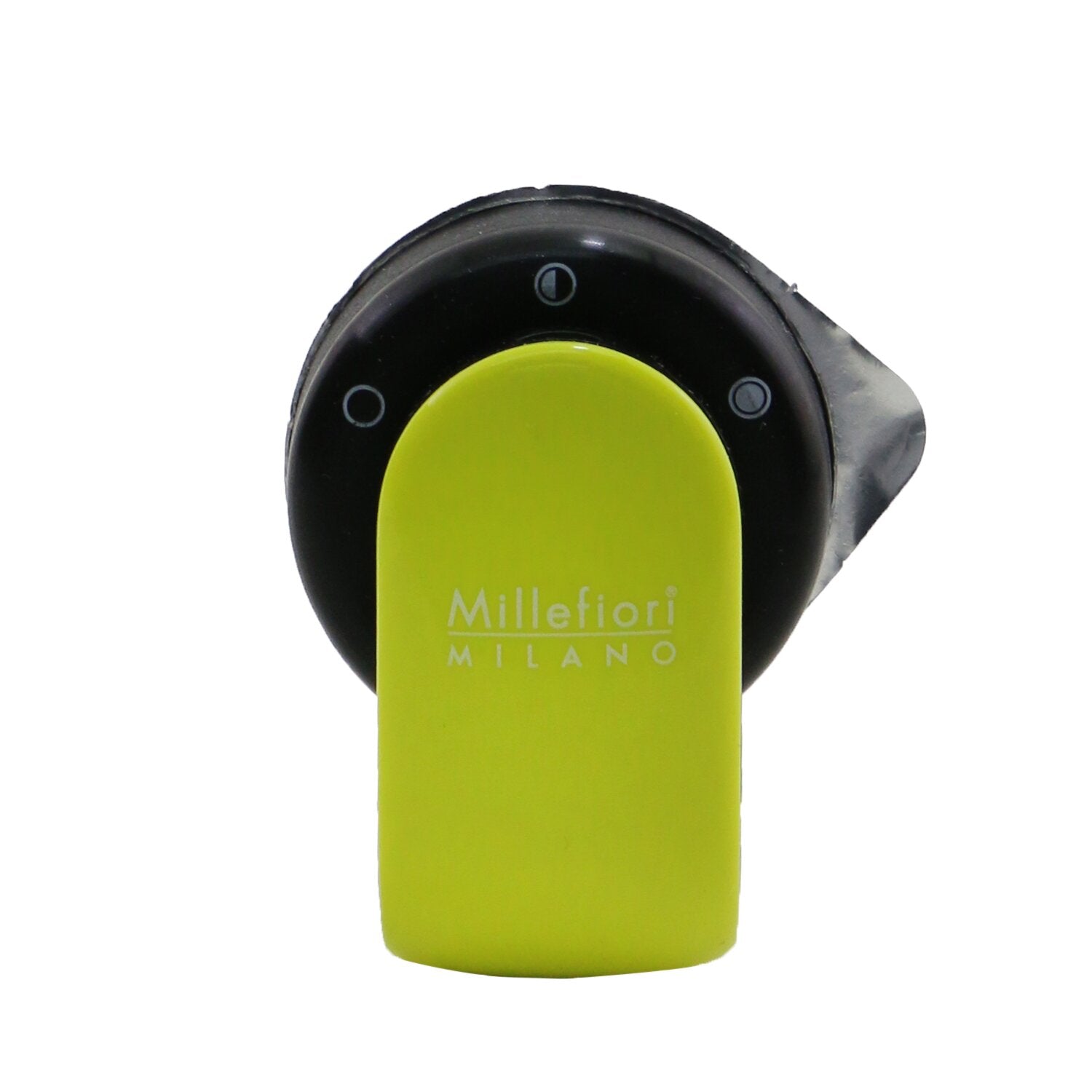 Millefiori Go Car Air Freshener - Sandalo Bergamotto (Lime Yellow Case)  4g/0.14oz